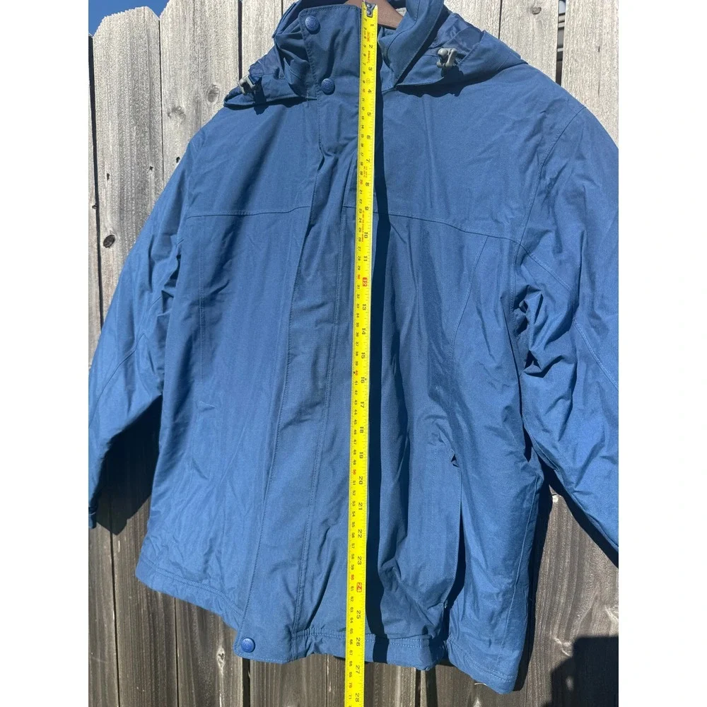 L L Bean Mens Medium Water‎ Resistant, fleece lined  All Weather Coat
